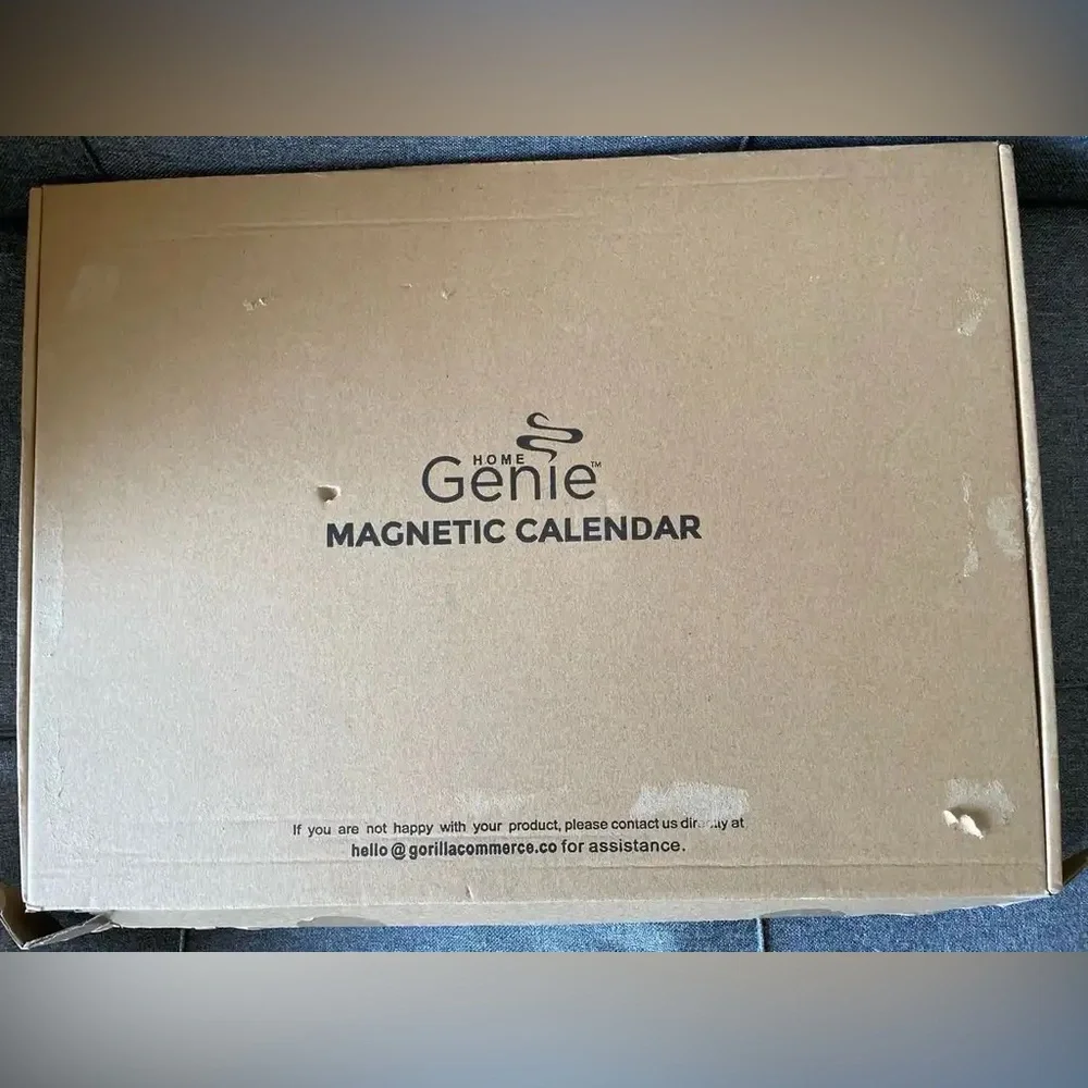 Magnetic Clear Calendar